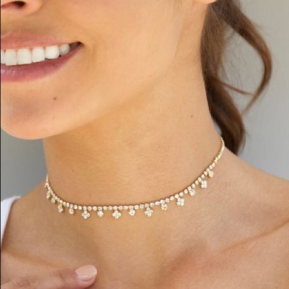 Jules Smith Gemma Bridal Prom Crystal Choker New